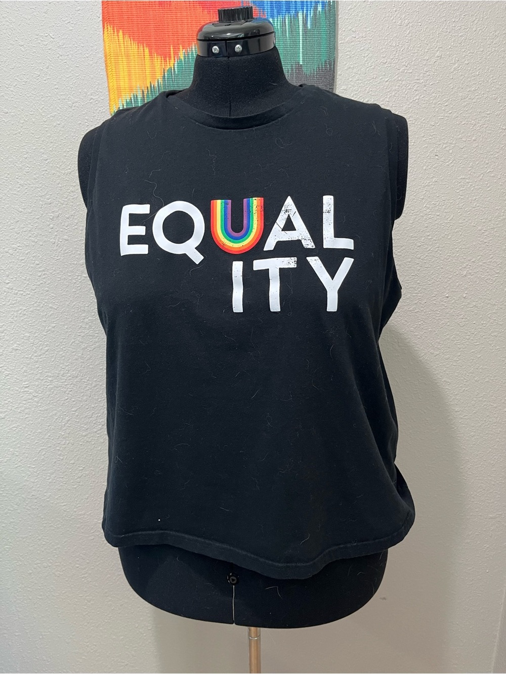'EQUALITY' Graphic Muscle Tank